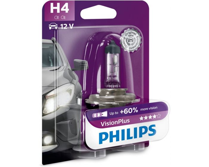 Lampe-halogène-12V-H4-VisionPlus-1p.-Blister